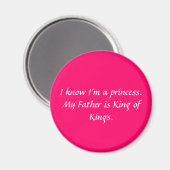 Aimant Je sais que je suis une princesse... (Recto/Verso)