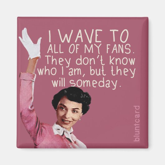 Aimant Je salue tous mes fans... (Devant)