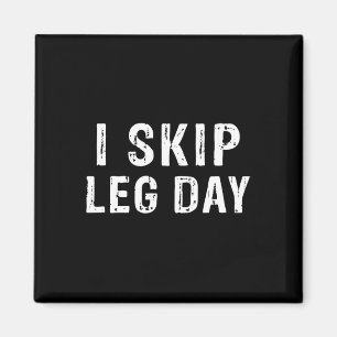 Aimant Je Saute Jour de la Jambe Drôle Gym Entraînement C