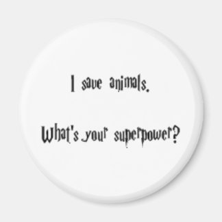 Aimant Je sauvegarde les animaux