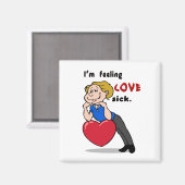 Aimant Je sens l'amour l'aimant malade (Recto/Verso)