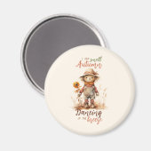 Aimant Je Sens L'Automne - Brute Rustique & Tournesol (Recto/Verso)