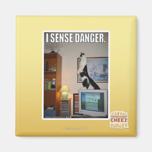 Aimant Je sens le danger (Devant)