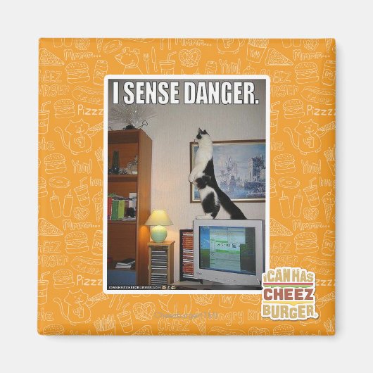 Aimant Je sens le danger (Devant)