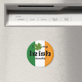 Aimant Je "shamrock" mes racines irlandaises (In Situ (Lave-vaisselle))