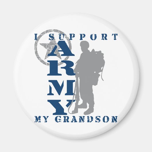 Aimant Je soutiens Grandson 2 - ARMÉE (Devant)
