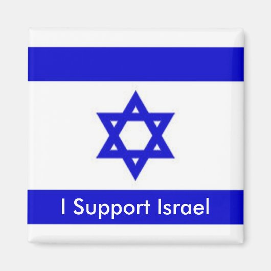 Aimant Je soutiens Israël (Devant)