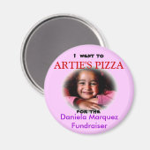 Aimant Je suis allé chez Artie (Recto/Verso)