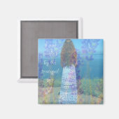 Aimant Je suis apaisé par l'aimant marin tranquille (Recto/Verso)