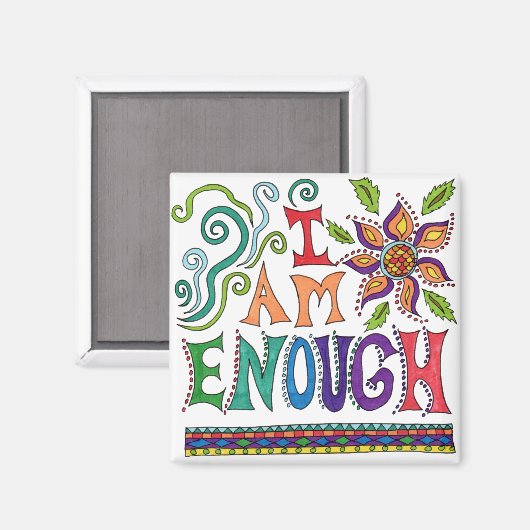 Aimant Je suis assez (Recto/Verso)