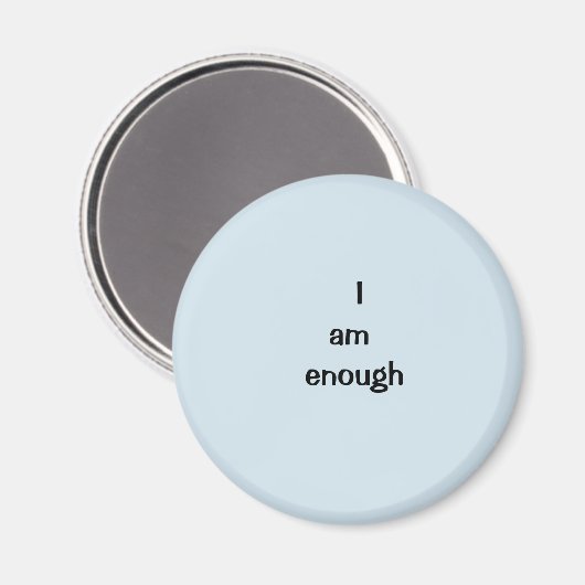 Aimant Je suis assez (Recto/Verso)