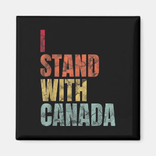 Aimant Je Suis Avec Canada Retro Vintage