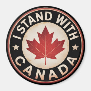 Aimant Je suis avec le Canada