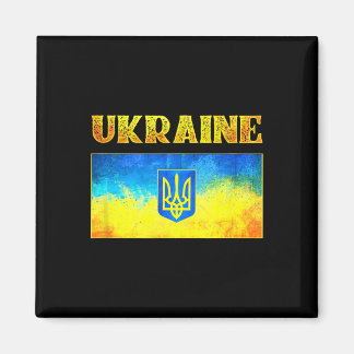 Aimant Je suis avec le maillot de l'Ukraine Drapeau ukrai