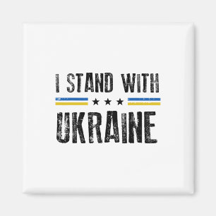 Aimant Je suis avec les lignes ukrainiennes Soutien ukrai