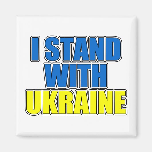 Aimant Je Suis Avec L'Ukraine (Devant)