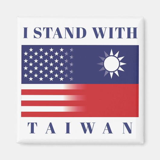 Aimant Je Suis Avec Taiwan (Devant)