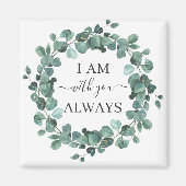 Aimant Je Suis Avec Vous Toujours Christian Verse Rustiqu (Devant)