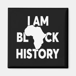 Aimant Je suis Black History Black Lives Matter