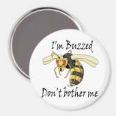 Aimant Je suis bourré ne me dérange pas (Recto/Verso)