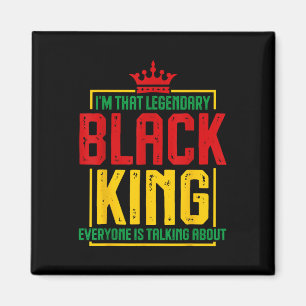 Aimant Je Suis Ce Légendaire Roi Noir Afro-Américain Hist