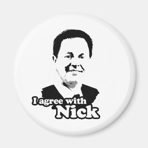 Aimant Je suis d'accord avec Nick