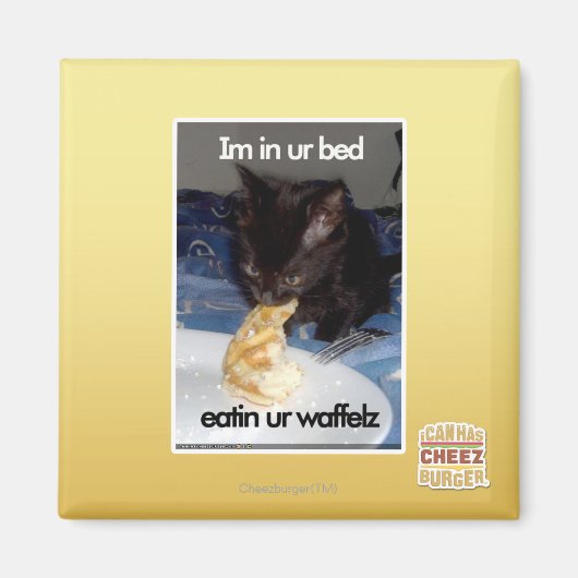 Aimant Je suis dans votre lit (Devant)