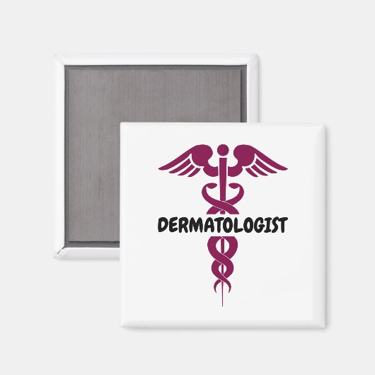 Aimant Je suis dermatologue (Recto/Verso)