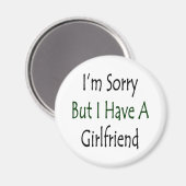 Aimant Je suis désolé, mais j'ai une amie (Recto/Verso)