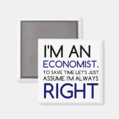 AIMANT JE SUIS ÉCONOMISTE (Recto/Verso)