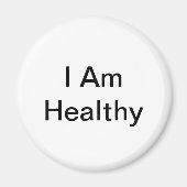 Aimant Je suis en santé (Devant)