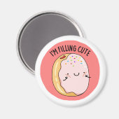 Aimant Je suis en train de remplir mignonne Drôle Jelly F (Recto/Verso)