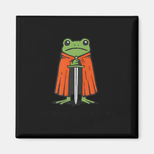 Aimant Je suis épuisé M'lord Drôle Chevalier Grenouille M
