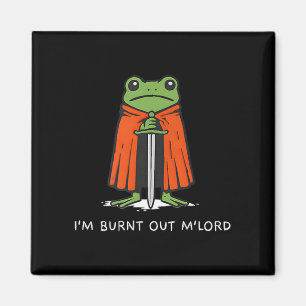 Aimant Je suis épuisé Mlord drôle de chevalier grenouille