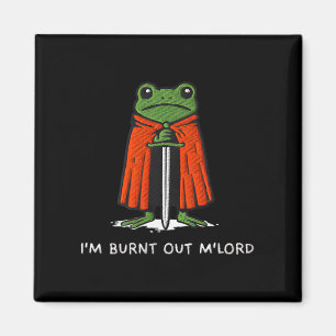 Aimant Je suis épuisé Mlord drôle de grenouille chevalier
