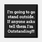 Aimant Je suis exceptionnel (Devant)