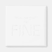 Aimant Je suis expert en prévention du suicide en santé m (Devant)