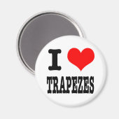 AIMANT JE SUIS FAN (J'AIME) DES TRAPÈZES (Recto/Verso)