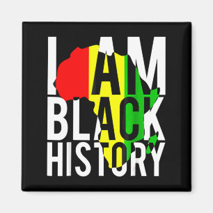 Aimant Je suis fierté du Mois de l'histoire des Noirs T S