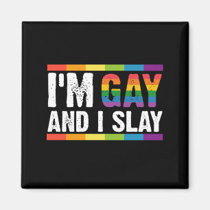 Aimant Je suis Gay et je suis Gay pride LGBTQ