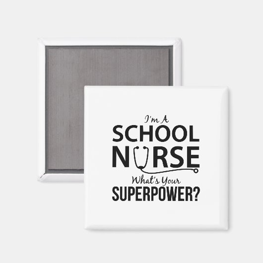 Aimant Je suis infirmière (Recto/Verso)