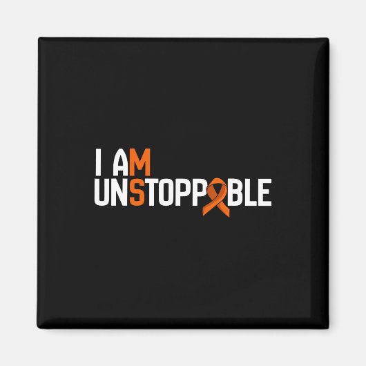Aimant Je Suis Instoppable Sclérose En Plaques (Devant)