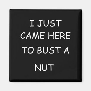 Aimant Je Suis Juste Venue Ici Pour Baiser Humour Adulte