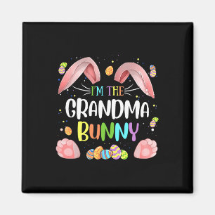 Aimant Je suis la grand-mère lapin mignonne assortie fami