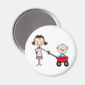 Aimant Je suis la petite bâton de frère (Recto/Verso)