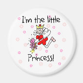 Aimant Je suis la petite princesse (Devant)