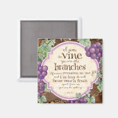 Aimant Je suis l'aimant de l'écriture vierge (Recto/Verso)