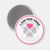 Aimant Je suis l'aimant facial (Recto/Verso)