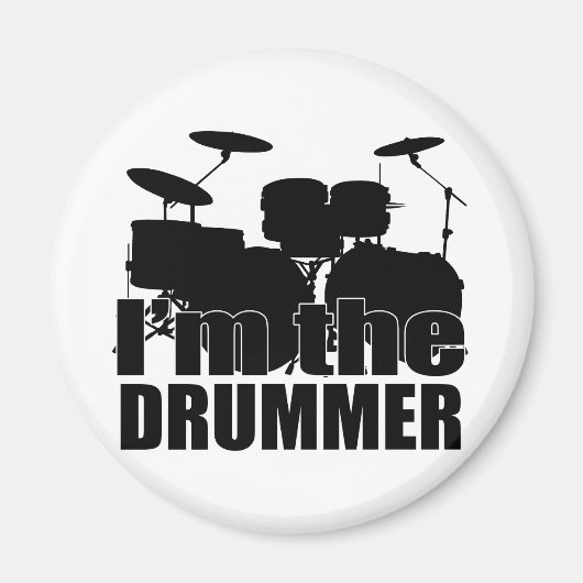 Aimant Je suis le batteur (Devant)
