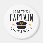 Aimant Je suis le capitaine (Devant)